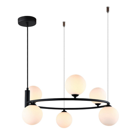 Lampa wisząca AMILY Italux MDM-3974/6 BK