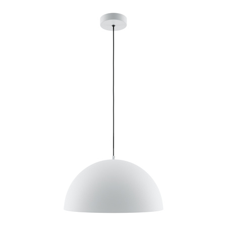 Biała metalowa lampa wisząca o średnicy 35cm 1xE27 Basic colors MOD168PL-01W Maytoni