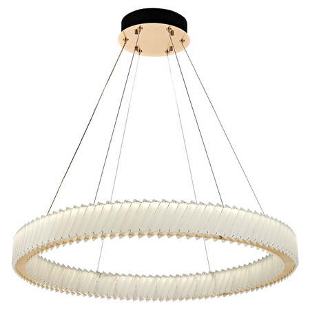 Lampa wisząca złota Deluxe okrąg 90cm 45W LED Milagro ML2781