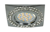 SOC-04 CH GU10 50W 230V OPR.STROP.STAŁA KWADRATOWA ODLEW Candellux 2250915