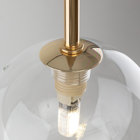 NILOS BLACK / GOLD LAMPA WISZACA 1 TK Lighting 5941