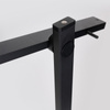 Minimalistyczna czarna lampa stojąca LED – asymetryczny kształt i lekka forma ONTARIO FLOOR DIMM SWITCH BK Azzardo AZ6803