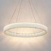 Lampa wisząca złota Deluxe okrąg 90cm 45W LED Milagro ML2781