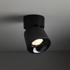 Czarna oprawa natynkowa ruchoma tuba wybór barwy światła KYOTO BLACK CCT 7W Tk Lighting 18152