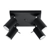 Lampa sufitowa, plafon RING 4 Sollux Lighting SL0090 SL0094 SL0452 - kolor do wyboru