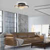 Lampa sufitowa LED 3000K 2 Pierścienie z kryształami ROTAZO Paul Neuhaus 6267-68 funkcja śćiemniania
