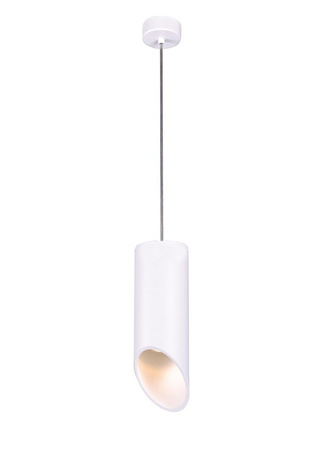 Lampa wisząca ALU II tuba biała Kaja K-4201