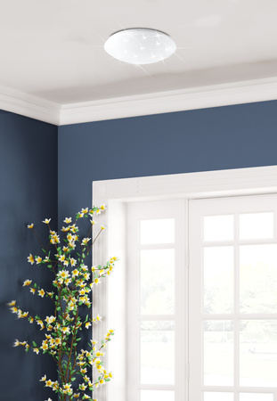 Magnus lampa sufitowa plafon 12w led 26cm klosz biały 4000k Candellux 12-75062