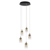 Lampa wisząca pięć zwisów Tasa Round 5xLED 3000K PL0144-5 Yaskr