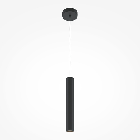 Lampa wisząca metalowa czarna tuba Pro Focus MOD161PL-01B1 Maytoni