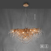 Lampa wisząca gałązki z kryształkami w kolorze starego mosiądzu 100cmx50cm nad stół ICICLE Paul Neuhaus 2192-11