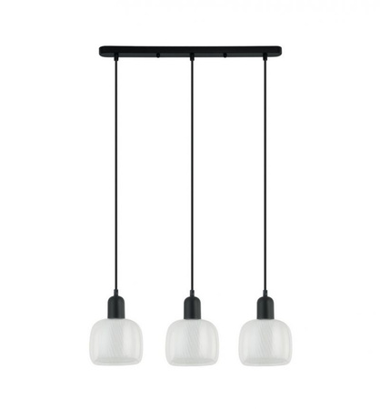 Lampa wisząca LAMEZIA Italux PND-67594-3-BK+CL