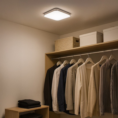 Chromowany mały plafon 26cm NEMO 11W LED 4000K Milagro ML1837