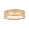 Okrągła lampa sufitowa 60cm DORMA WOOD JUTA 4xE27 Tk Lighting 11791
