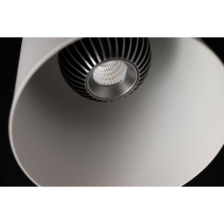 Mała metalowa biała lampa wisząca CAPRI A WH AZZARDO AZ5645