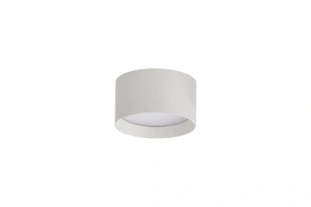 Niska biała tuba natynkowa o średnicy 11,5cm AXIS 12W CCT SWITCH WH+WH Azzardo AZ7028