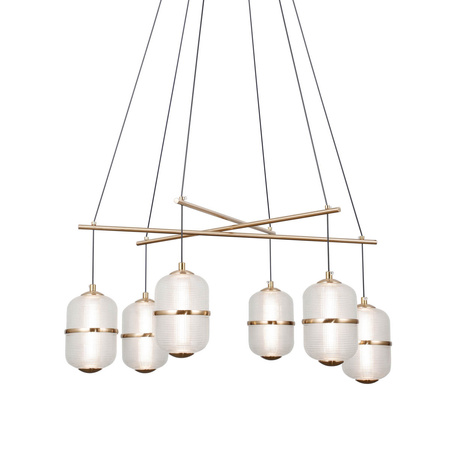 Lampa wisząca Alani LED 3000K Italux PND-34375-6-BK