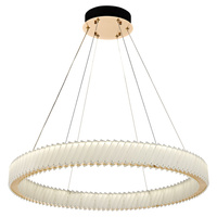 Lampa wisząca złota Deluxe okrąg 90cm 45W LED Milagro ML2781