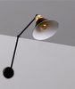 Fundo lampa kinkiet czarny+złoty 1x40w e27 klosz czarny Candellux 21-05908