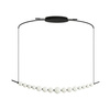 Lampa wisząca łańcuch kul PERLA PENDANT LINE 3-STEP DIMM BK AZZARDO AZ6896