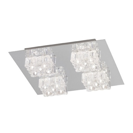 Lampa sufitowa, plafon kwadratowy 40cm x 40cm CAPRI 3 Eglo 87542