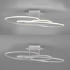 Biała lampa sufitowa LED z pierścieniami - nowoczesny design LUMACA LED 3000K Just Light 15321-16