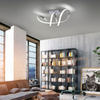 Lampa sufitowa srebrna MARIA LED Leuchten Direkt 15403-95 funkcja ściemniania