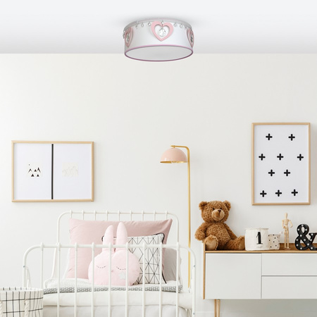 Lampa sufitowa dziecięca HEART Milagro MLP8279