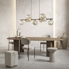 Lampa wisząca z pięknymi szklanymi kloszami LAVA BROWN 9xG9 Tk Lighting 11037