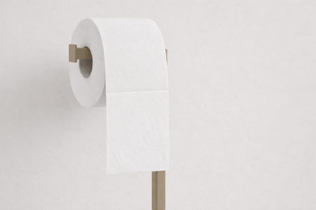 Prosty, beżowy stojak na papier KS-54 PAPER STAND z serii KAJA HOME