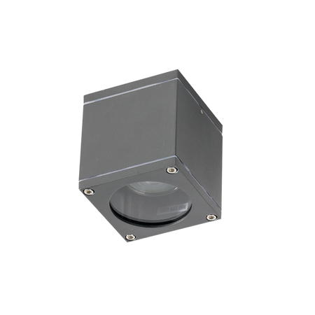 Oprawa sufitowa zewnętrzna JOE SQUARE DGR szara IP54 AZZARDO AZ3323
