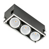 Oprawa podtynkowa Vertico Triple 4000K potrójna regulowana LED Italux GL7108-3/3X18W 4000K WH+BL