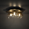 Lampa sufitowa w odcieniu brązu z koniakowymi kloszami LAVA NEW BROWN 3XG9 Tk Lighting 11453