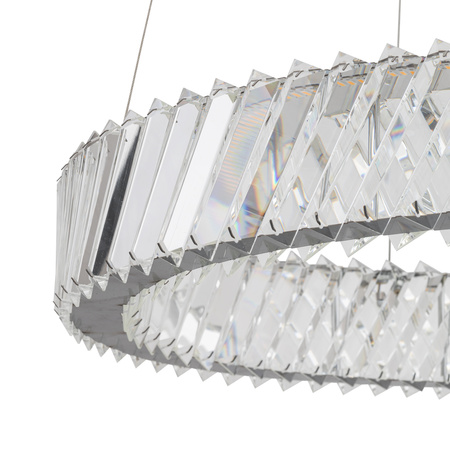 Lampa wisząca kryształowy ring 60cm 3000K LUXORA LED Nowodvorski 11705