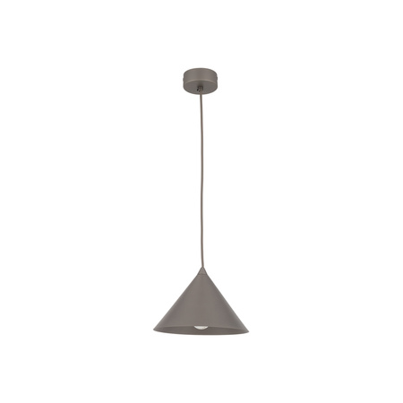 Lampa wisząca metalowy stożek w odcieniu brązu 21cm CONO S NEW BROWN 1xE27 Tk Lighting 11375