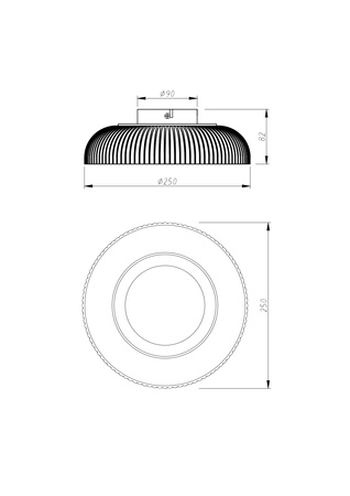Kinkiet okrągły z tworzywa czarny + szary SOLVIA Zuma Line LED 3000K W230757601