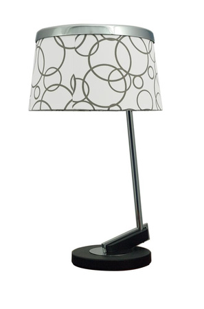 IMPRESJA LAMPA 1*60W E27 BIAŁA CHROM Candellux 41-45372