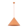Stożkowa lampa wisząca o średnicy 50cm CONO XL SALMON 1XE27 Tk Lighting 11386