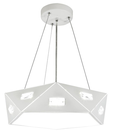 NEMEZIS LAMPA WISZĄCA PIĘCIOKATNY 42 3X40W G9 Z ŻARÓWKĄ BIAŁY Candellux 31-59147