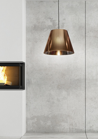 PLATINO 1 LAMPA WISZĄCA 35 CM 1X60W E27 MIEDZIANY Candellux 31-38302