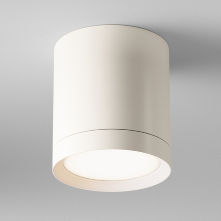 Biała oprawa natynkowa średnica 8,5cm wysokość 9,6cm 1xGX53 Hoop C086CM-GX53-MRD-W Maytoni