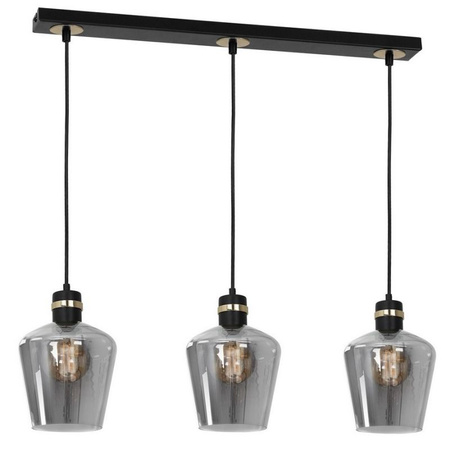 Lampa wisząca RICHMOND BLACK / GOLD Milagro MLP6539