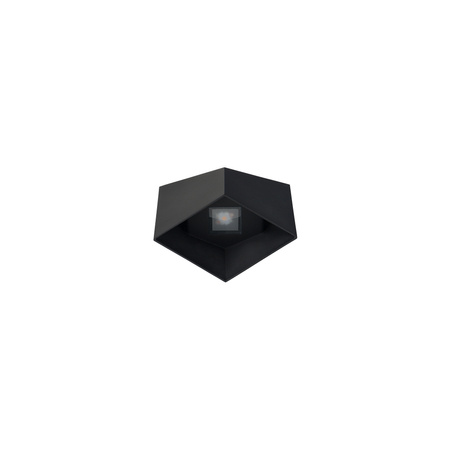Geometryczny czarny kinkiet na elewacje 3000K TRIANGLES LED Nowodvorski 8142
