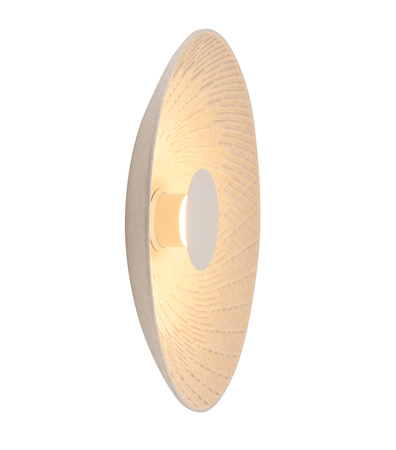 Dekoracyjny kinkiet z filcu w kolorze kremowym LED 3000K Maxlight W0457 Misaki