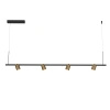 Lampa wisząca podłużna 160cm Slide Long LED 3000K szczotkowany mosiądz PL0124-BS Yaskr