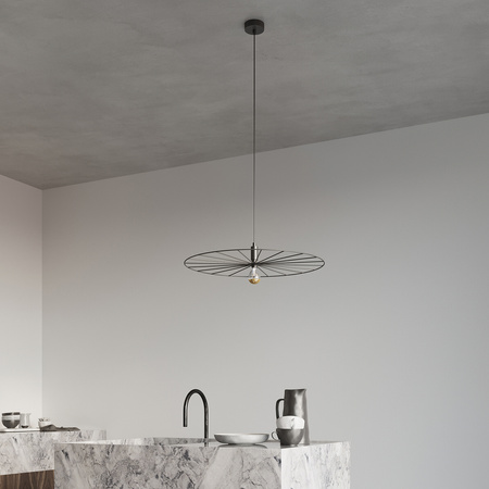 Lampa wisząca SIRKEL 45 czarny Sollux TH.145