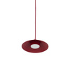 Lampa wisząca burgudnowy stożek o średnicy 23cm LUME S BURGUND 1XGX53 Tk Lighting 11695