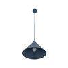 Lampa wisząca w kształcie stożka o średnicy 33,5cm CONO L NAVY 1xE27 Tk Lighting 11415