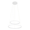 Lampa wisząca dwa białe pierścienie CIRCOLO POWER LED 3000K Nowodvorski 11646