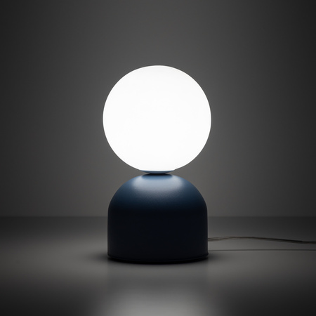 Lampka nocna w kolorze niebieskim wysokość 21cm MIKI NAVY 1XG9 Tk Lighting 11387